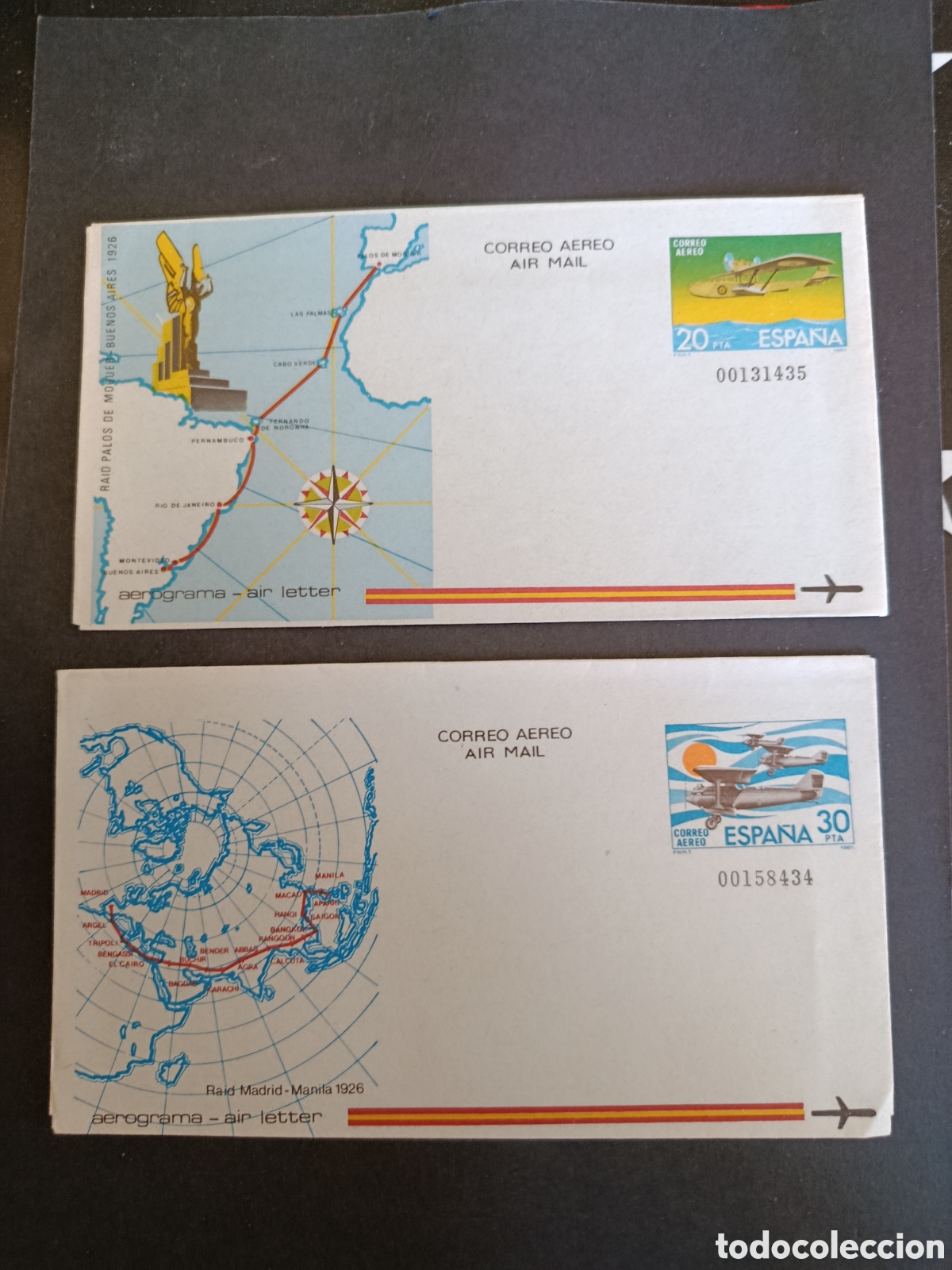 Stamps: LOTE DE 16 AEROGRAMAS. DE 1981 A 1998. VER FOTOS.