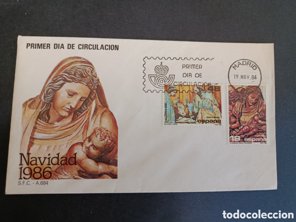 Stamps: SPD. EDIFIL 2867/2868. COMPLETA. 1986. NAVIDAD.