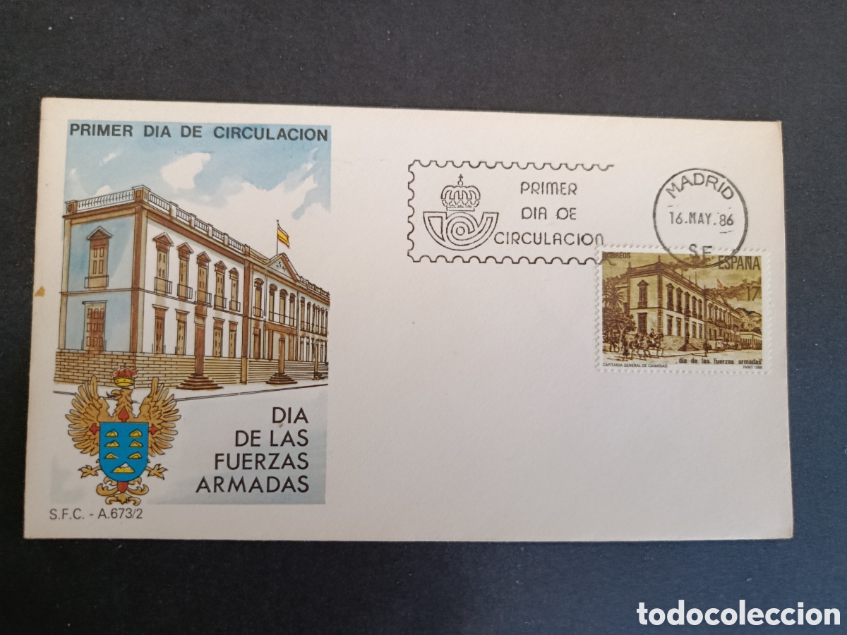 Stamps: SPD. EDIFIL 2849. COMPLETA. 1986. D&Iacute;A DE LAS FUERZAS ARMADAS.