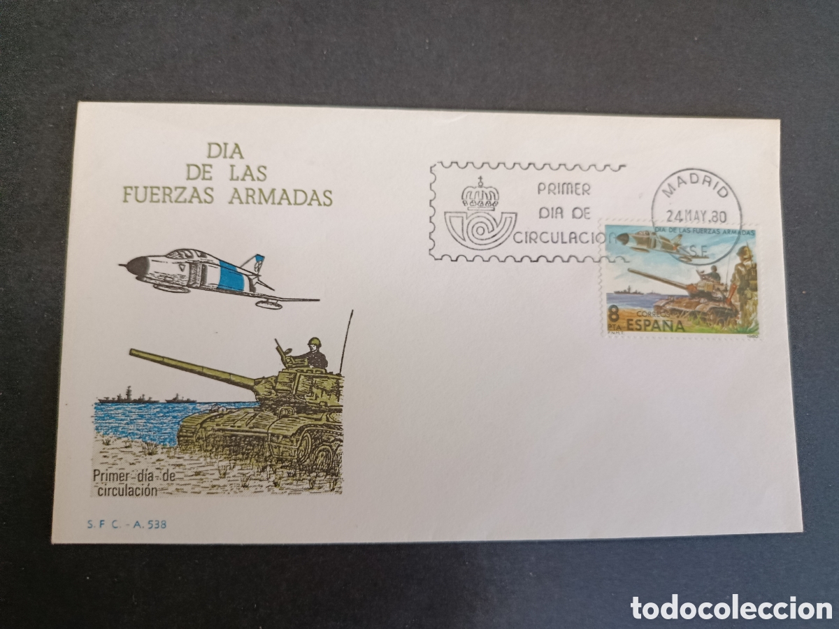 Francobolli: SPD. EDIFIL 2572. COMPLETA. 1980. D&Iacute;A DE LAS FUERZAS ARMADAS.