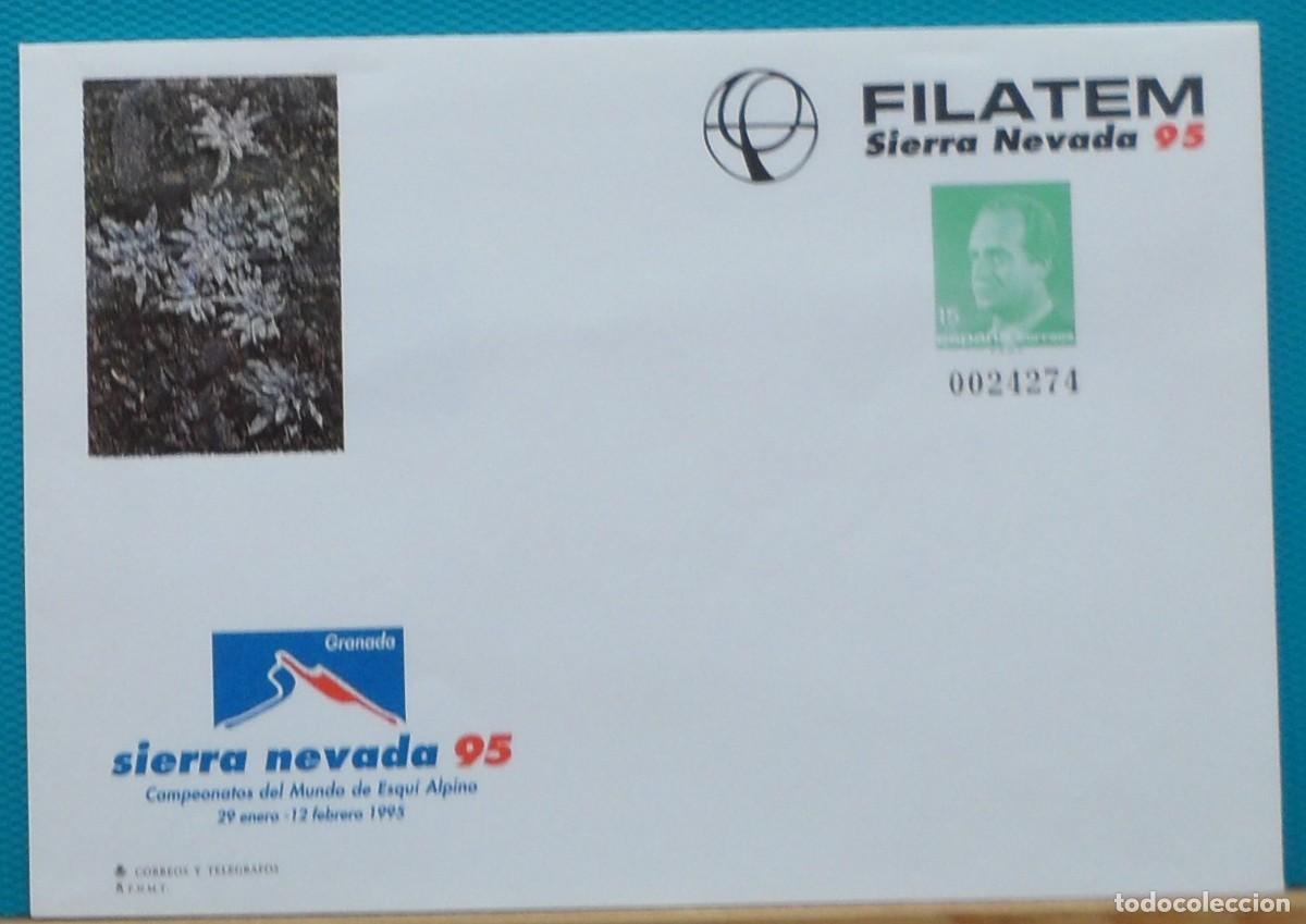Sellos: 1995-ESPA&Ntilde;A-SOBRES ENTERO POSTALES-VER FOTO-N&ordm;25-FILATEM 95-GRANADA