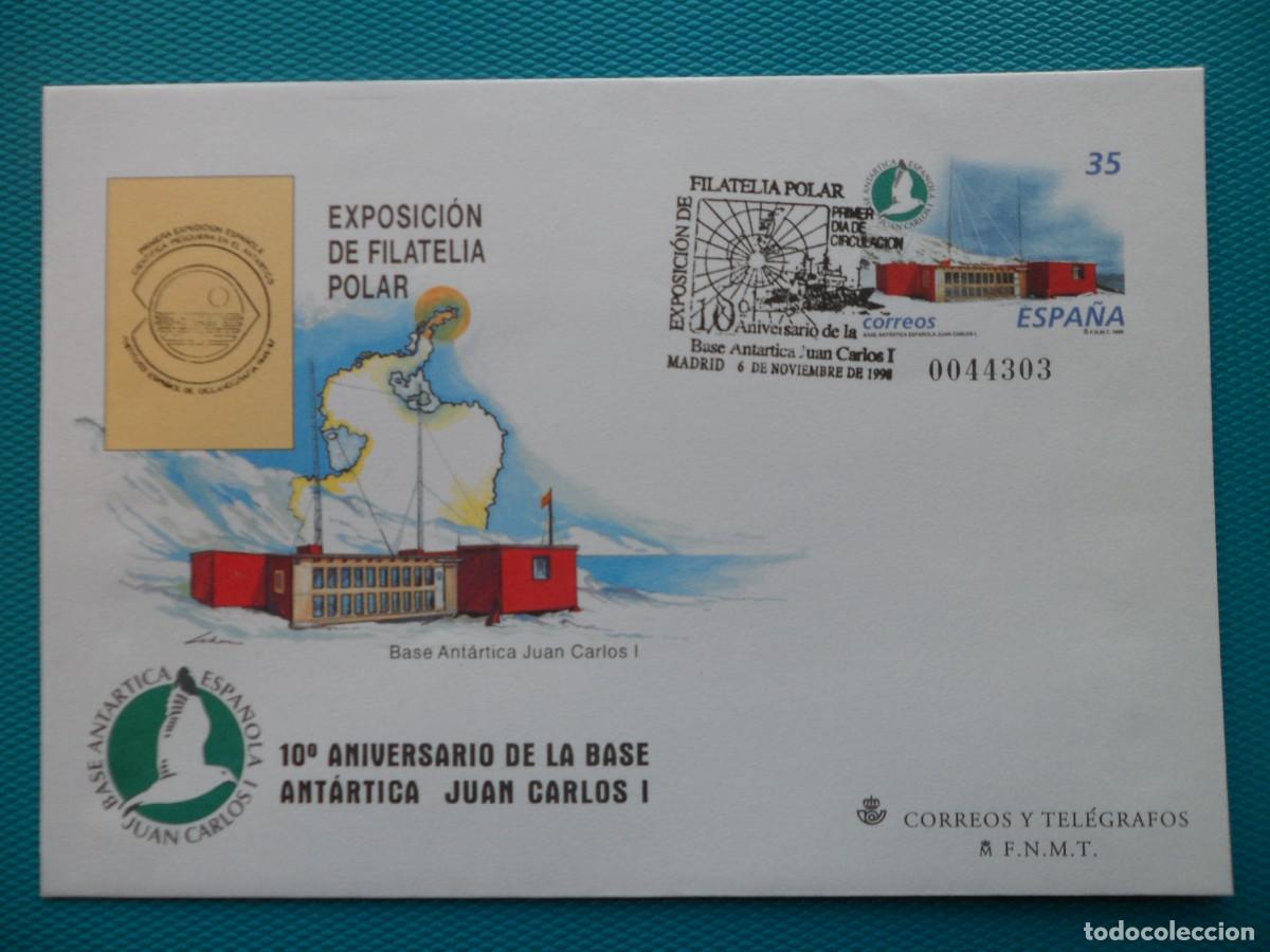 Sellos: 1998-ESPA&Ntilde;A-SOBRES ENTERO POSTALES-VER FOTO-N&ordm;49-EXPO.FILATELICA POLAR-MADRID