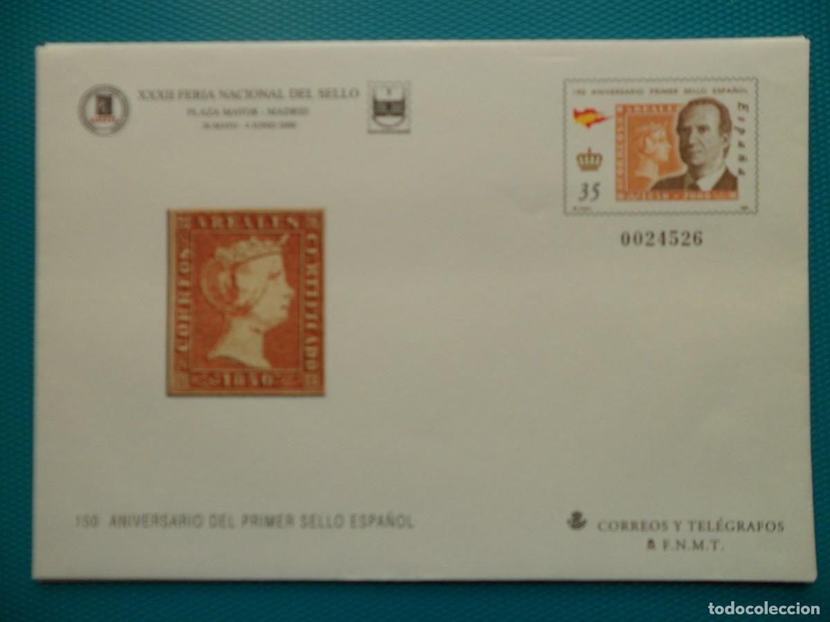 Sellos: 2000-ESPA&Ntilde;A-SOBRES ENTERO POSTALES-VER FOTO-N&ordm;62-XXII FERIA NACIONAL DEL SELLO-MADRIDX