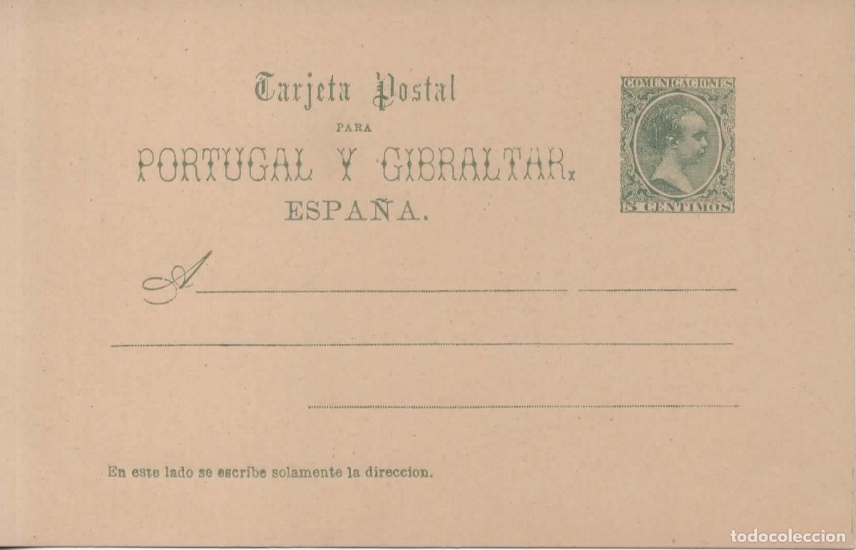 Sellos: ENTERO POSTAL ALFONSO XIII 1890