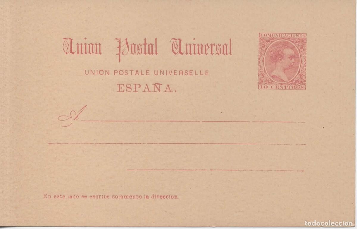 Sellos: ENTERO POSTAL ALFONSO XIII 1889