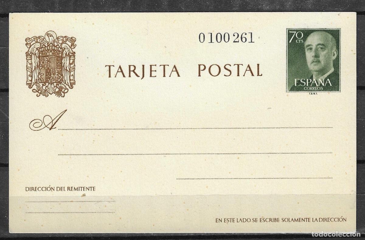 Sellos: 1962 ENTERO POSTAL GENERAL FRANCO EDIFIL 90** SIN FIJASELLOS