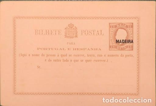 Sellos: Lote de 5 enteros postales antiguos de Portugal y colonias
