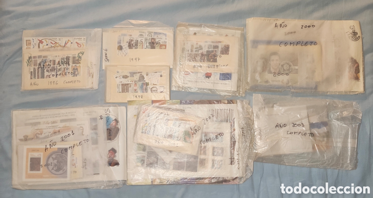 Sellos: LOTE EDIFIL A&Ntilde;OS COMPLETOS NUEVOS DE 1996 A 2003