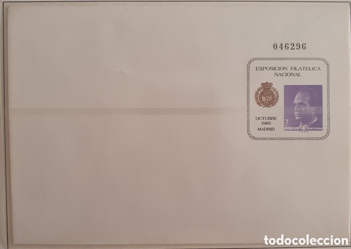Timbres: Sobre entero postal n&uacute;mero 1