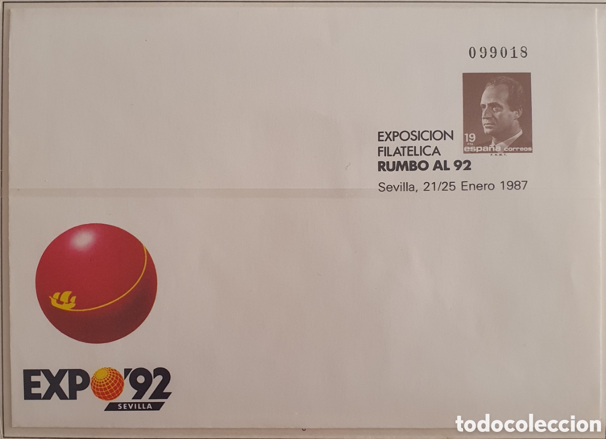 Sellos: Sobre entero postal n&uacute;mero 6 - Foto 1