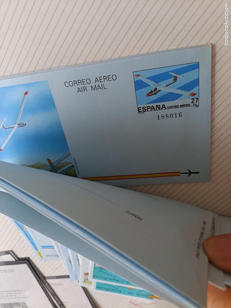 Sellos: Lote de 50 aerogramas. Espa&ntilde;a - Foto 4