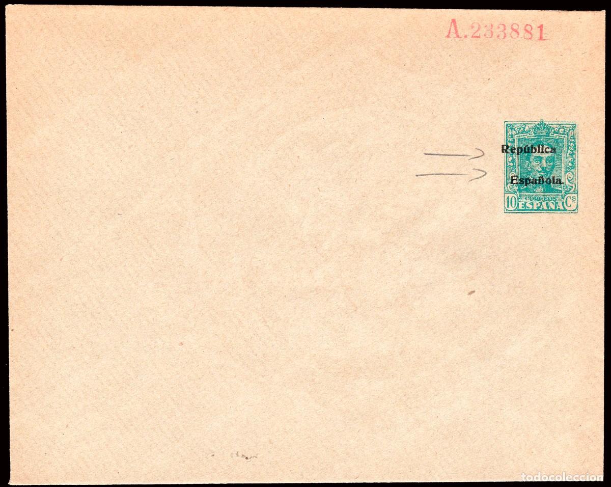 Sellos: Espa&ntilde;a - Sobre Entero Postal Publicitario - Laiz(*) 929 - 1931 - 10cts. - Sin publicidad