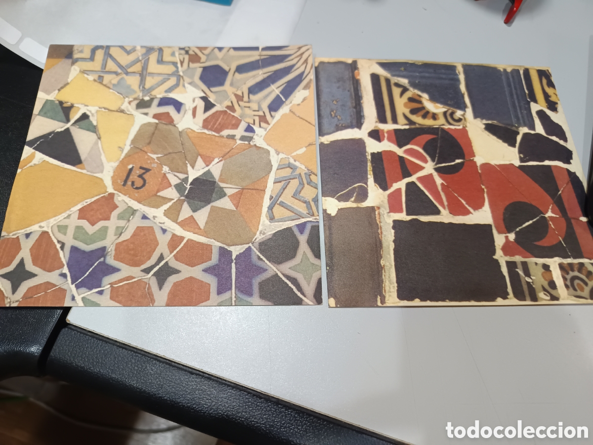 Sellos: Mosaic, Parc G&uuml;ell Barcelona 1905. Postal