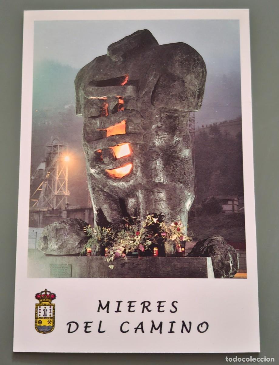 Sellos: TARJETA CORREO 1998 - MIERES DEL CAMINO, MONUMENTO MINEROS FALLECIDOS - EDIFIL 51 - ESPA&Ntilde;A ..A3564