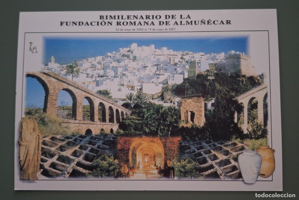 Sellos: TARJETA CORREO 2001 - BIMILENARIO FUNDACI&Oacute;N ROMANA ALMU&Ntilde;ECAR - EDIFIL 75 - ESPA&Ntilde;A ..A3566