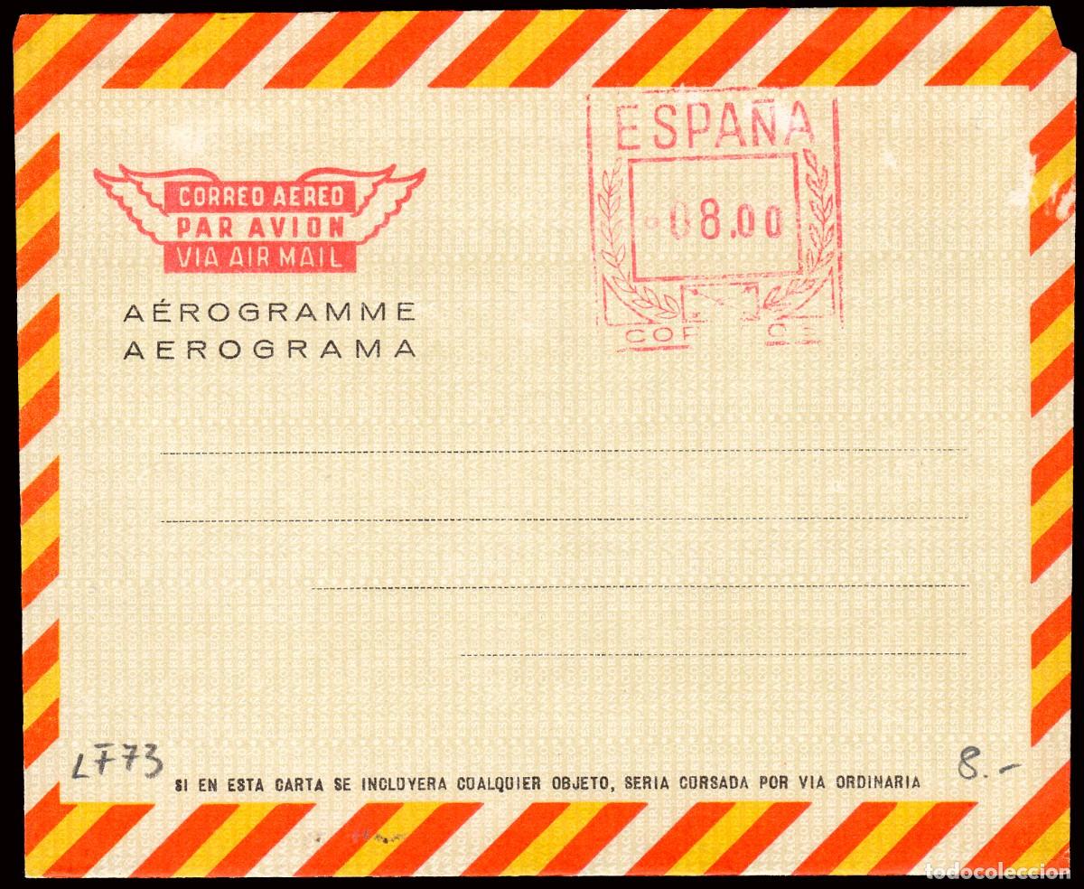 Sellos: Espa&ntilde;a - Aerogramas - Edi (*) 83A - Foto 1