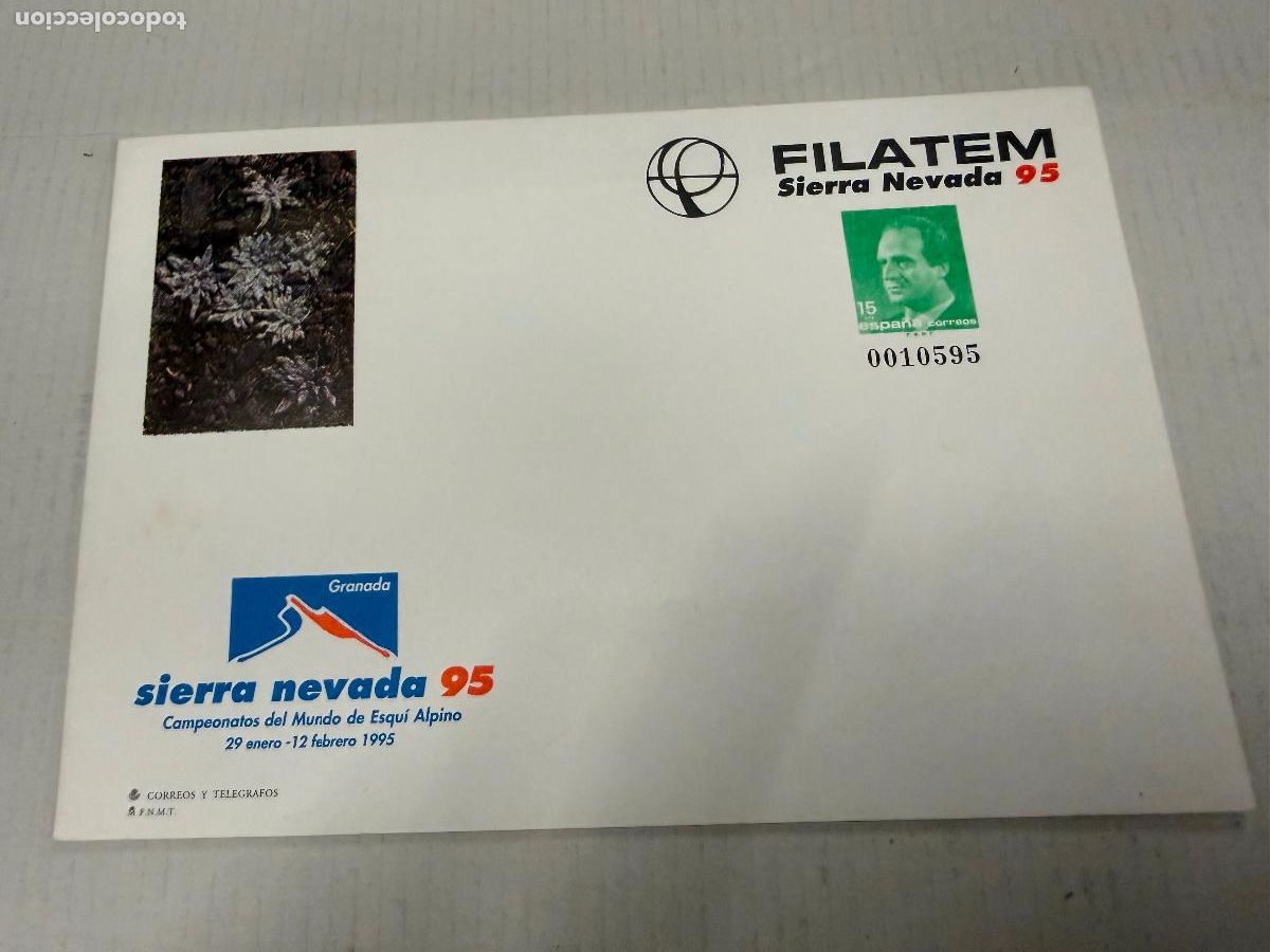 Sellos: Sobre Entero Postal FILATEM, SIERRA NEVADA 95
