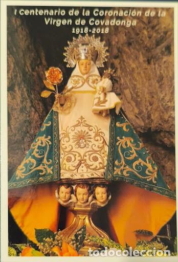 Stamps: Tarjeta postal prepagada - Espa&ntilde;a 2018 (I Centenario de la Coronaci&oacute;n de la Virgen de Covadonga 1918