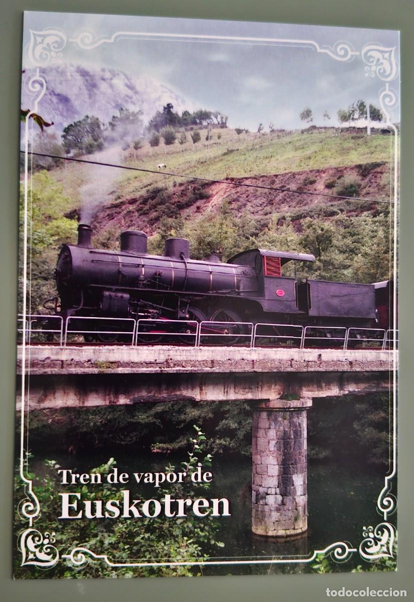 Sellos: TARJETA CORREO - TREN DE VAPOR DE EUSKOTREN, TRENES HISTORICOS - EDIFIL 197 - ESPA&Ntilde;A 2025 ..A3843