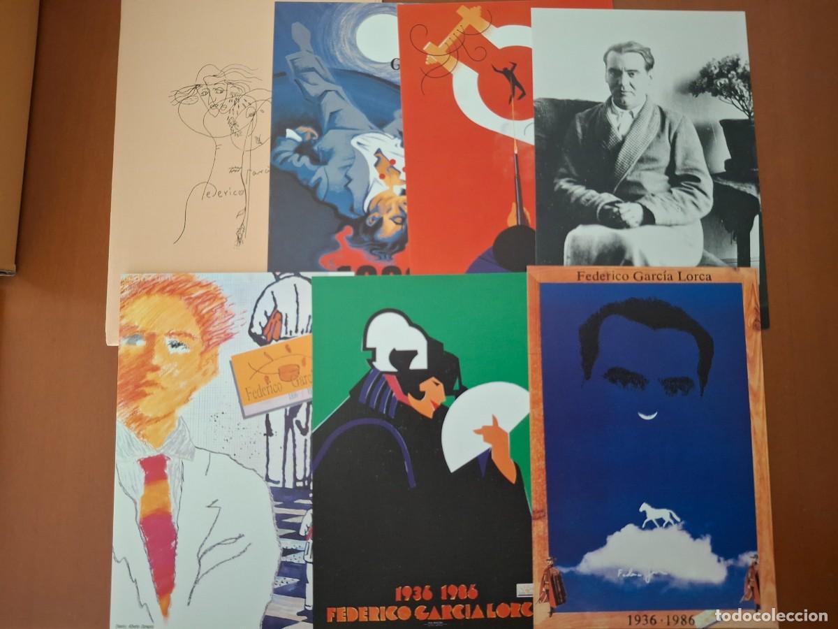 Stamps: HB1249 Sellos ESPA&Ntilde;A 6 ENTERO POSTALES homenaje centenario LORCA