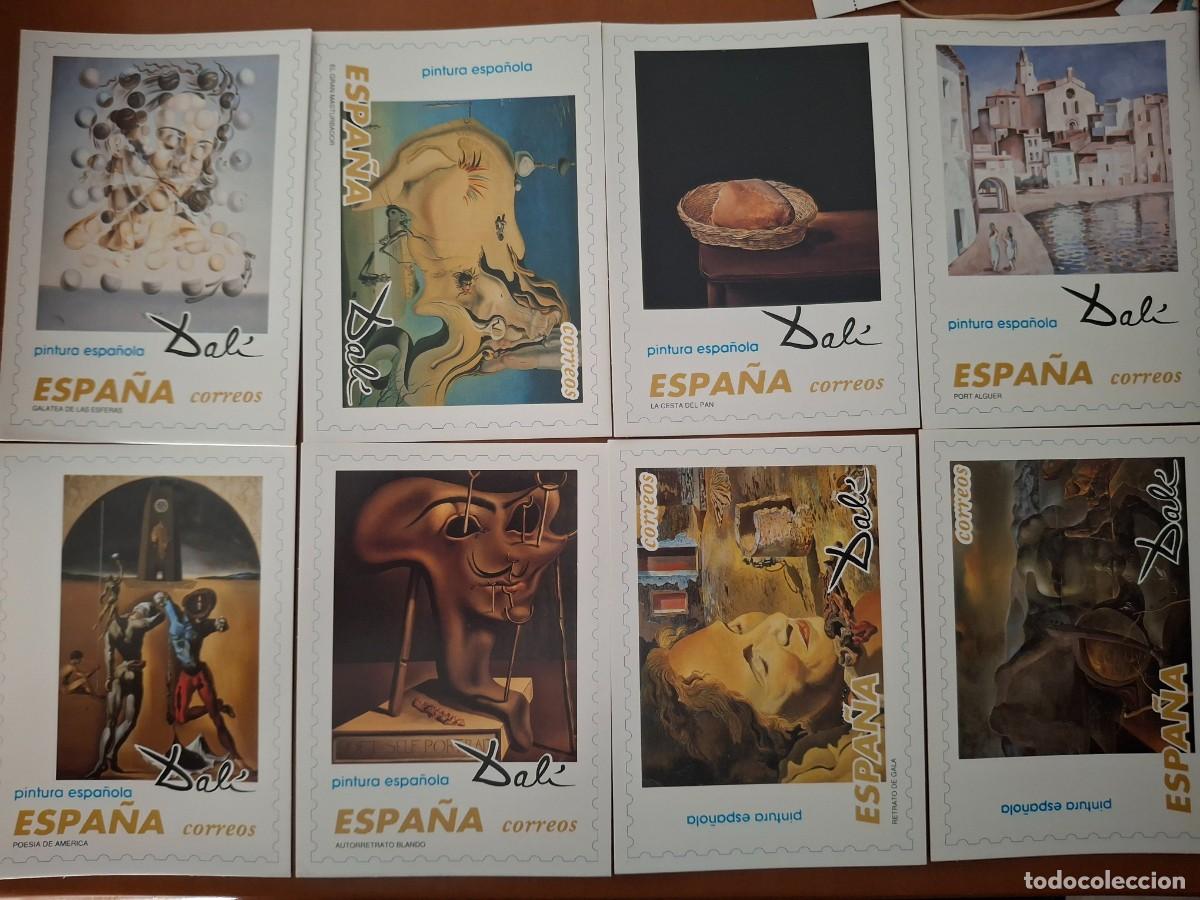 Selos: HB1251 Sellos ESPA&Ntilde;A 8 ENTERO POSTALES homenaje DALI