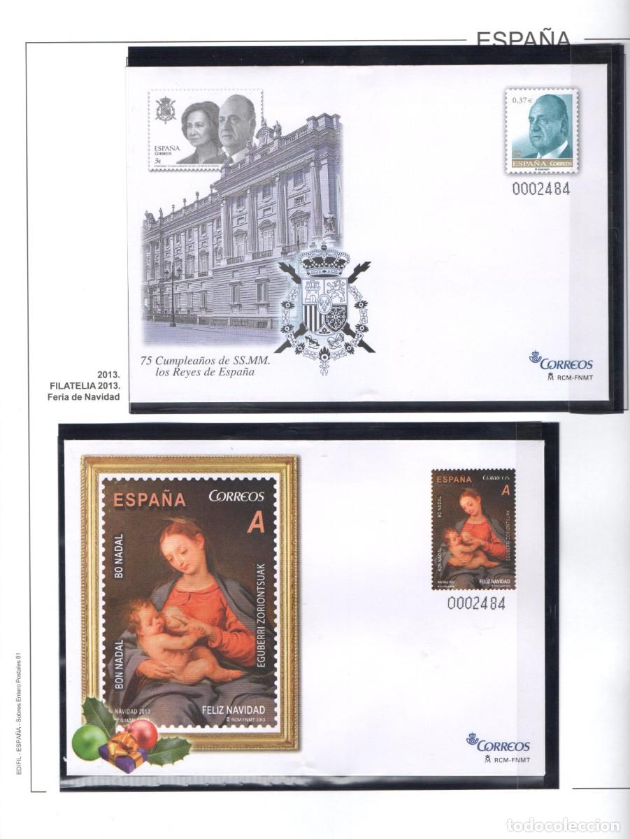 Sellos: SOBRE ENTEROS POSTAL 139 - 140 FILATELIA 2013