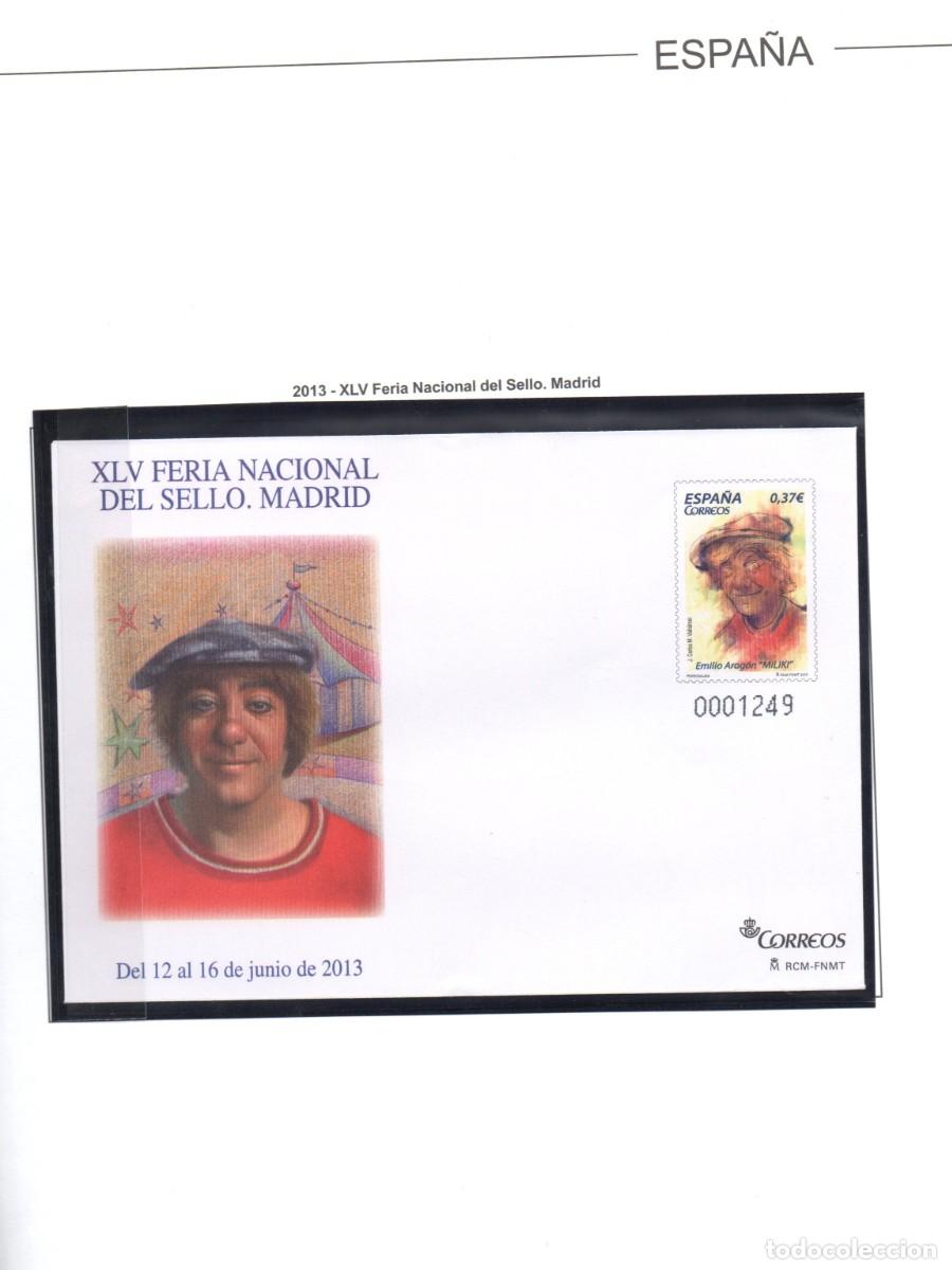 Timbres: SOBRE ENTERO POSTAL 138 FERIA NACONAL DEL SELLO 2013