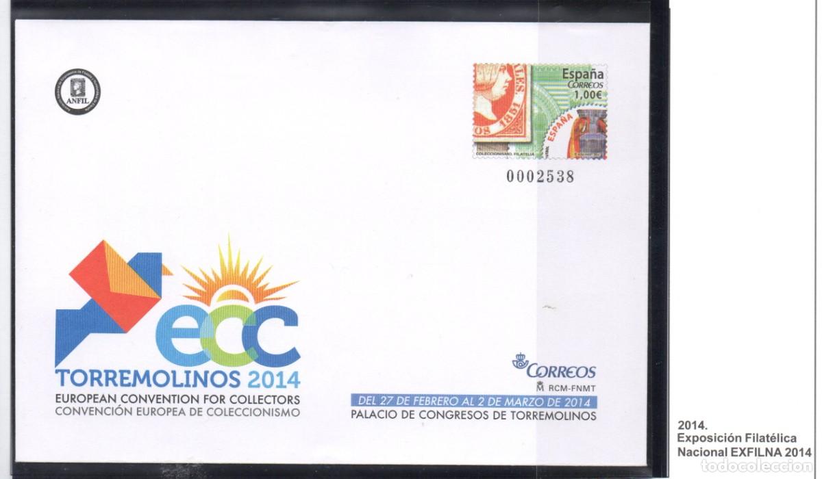 Timbres: SOBRE ENTERO POSTAL 141 CONVENCION EUROPEA DE COLECCIONISTAS TORREMOLINOS 2014