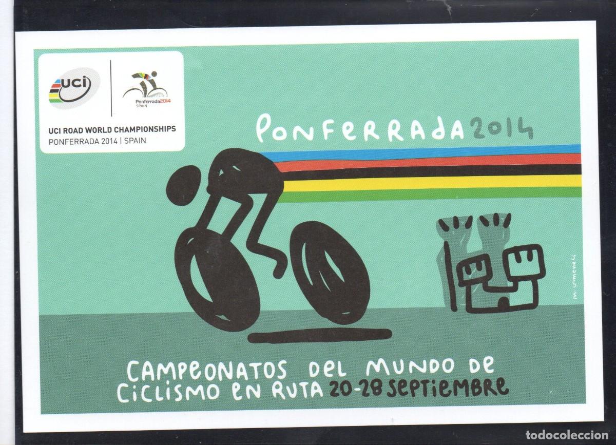 Francobolli: ENTERO POSTAL 2014 CAMPEONATO DE MUNDO DE CICLISMO EN RUTA