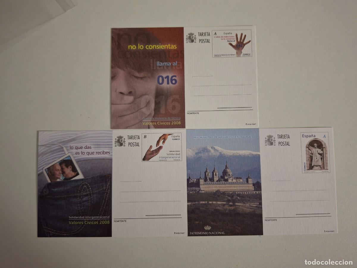 Timbres: HB1729 ENTERO POSTALES 2008 a&ntilde;o completo EDIFIL 177/179 v.c. 8.50 &euro;
