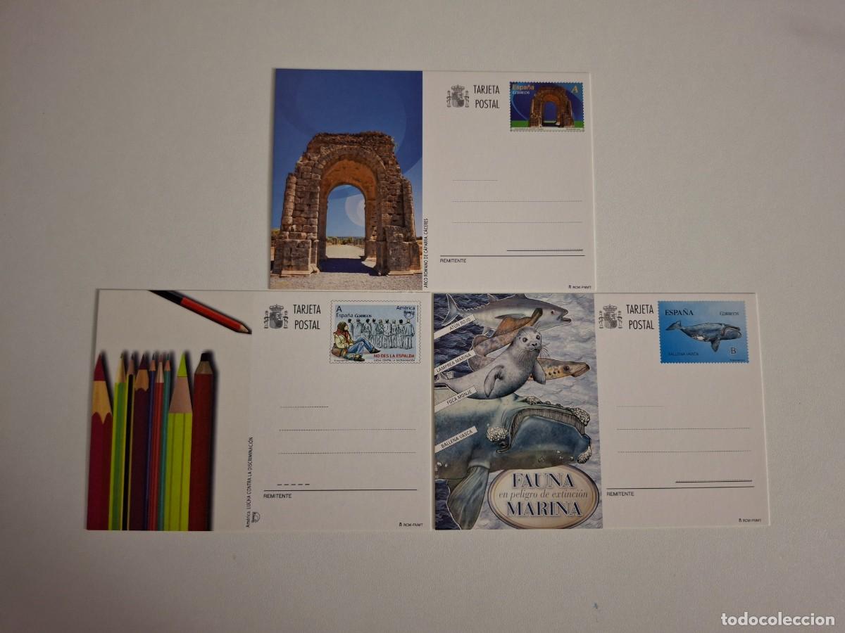 Sellos: HB1734 ENTERO POSTALES 2013 a&ntilde;o completo EDIFIL 192/194 v.c. 8.50 &euro;