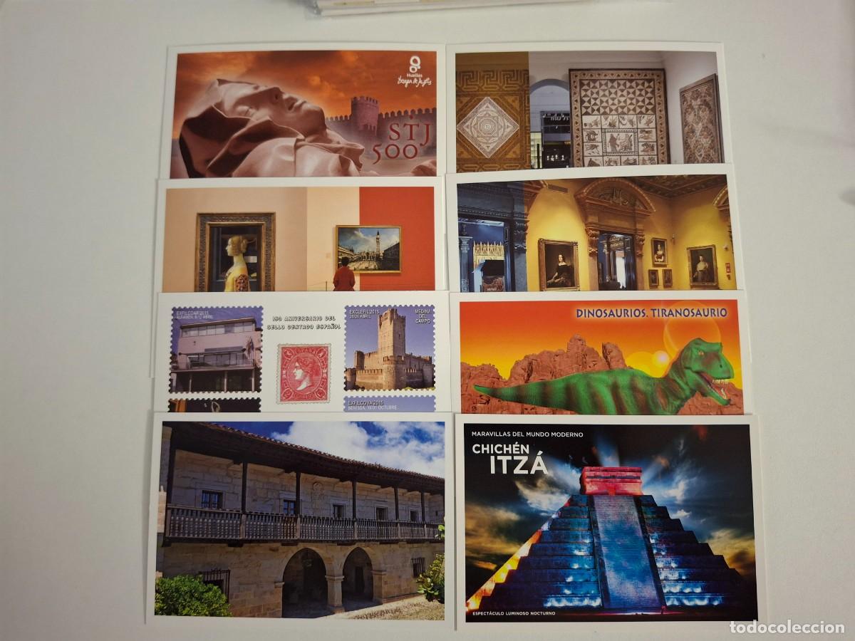 Briefmarken: HB1745 ENTERO POSTALES LA TARJETA DEL CORREO a&ntilde;o 2015 completo EDIFIL 100/107 v.c. 86 &euro;