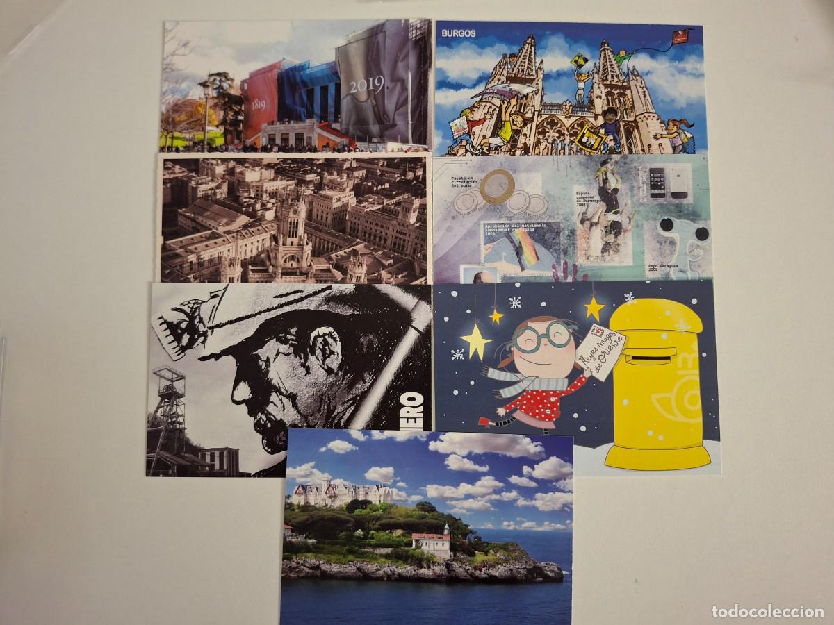 Briefmarken: HB1749 ENTERO POSTALES LA TARJETA DEL CORREO a&ntilde;o 2019 completo EDIFIL 137/144 sin 138 v.c. 65 &euro;