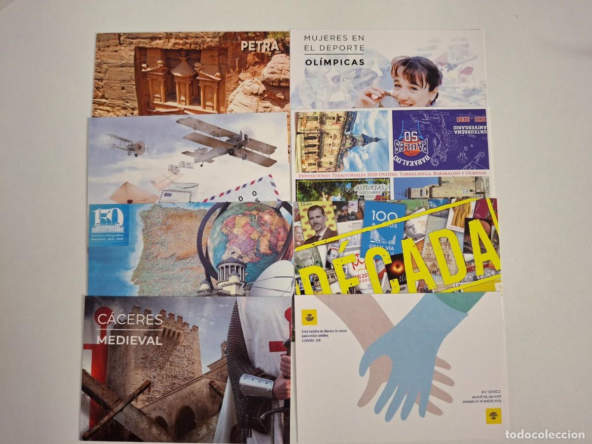 Timbres: HB1750 ENTERO POSTALES LA TARJETA DEL CORREO a&ntilde;o 2020 completo EDIFIL 145/152 v.c. 94 &euro;