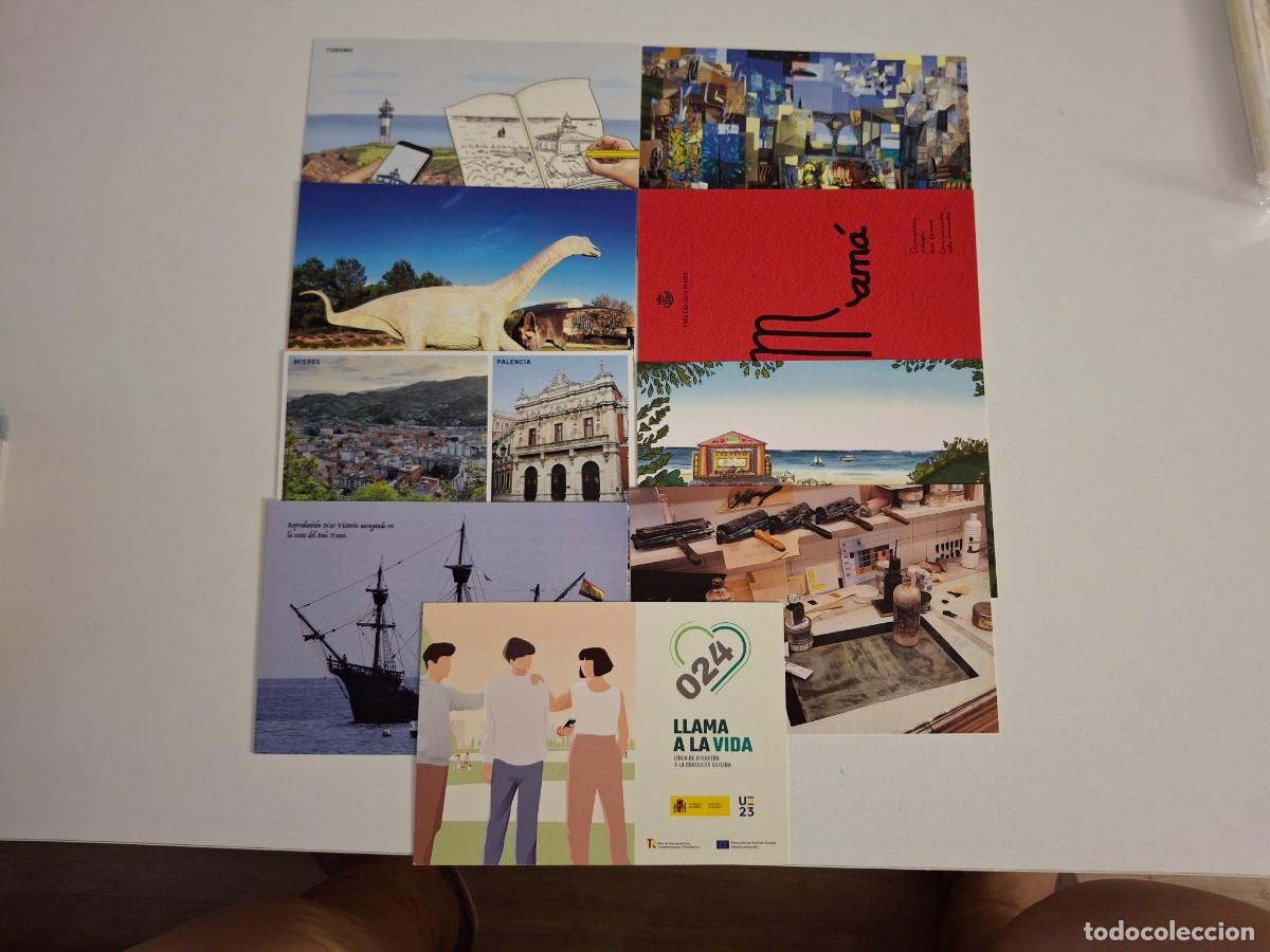 Briefmarken: HB1753 ENTERO POSTALES LA TARJETA DEL CORREO a&ntilde;o 2023 completo EDIFIL 175/183 v.c. 126 &euro;