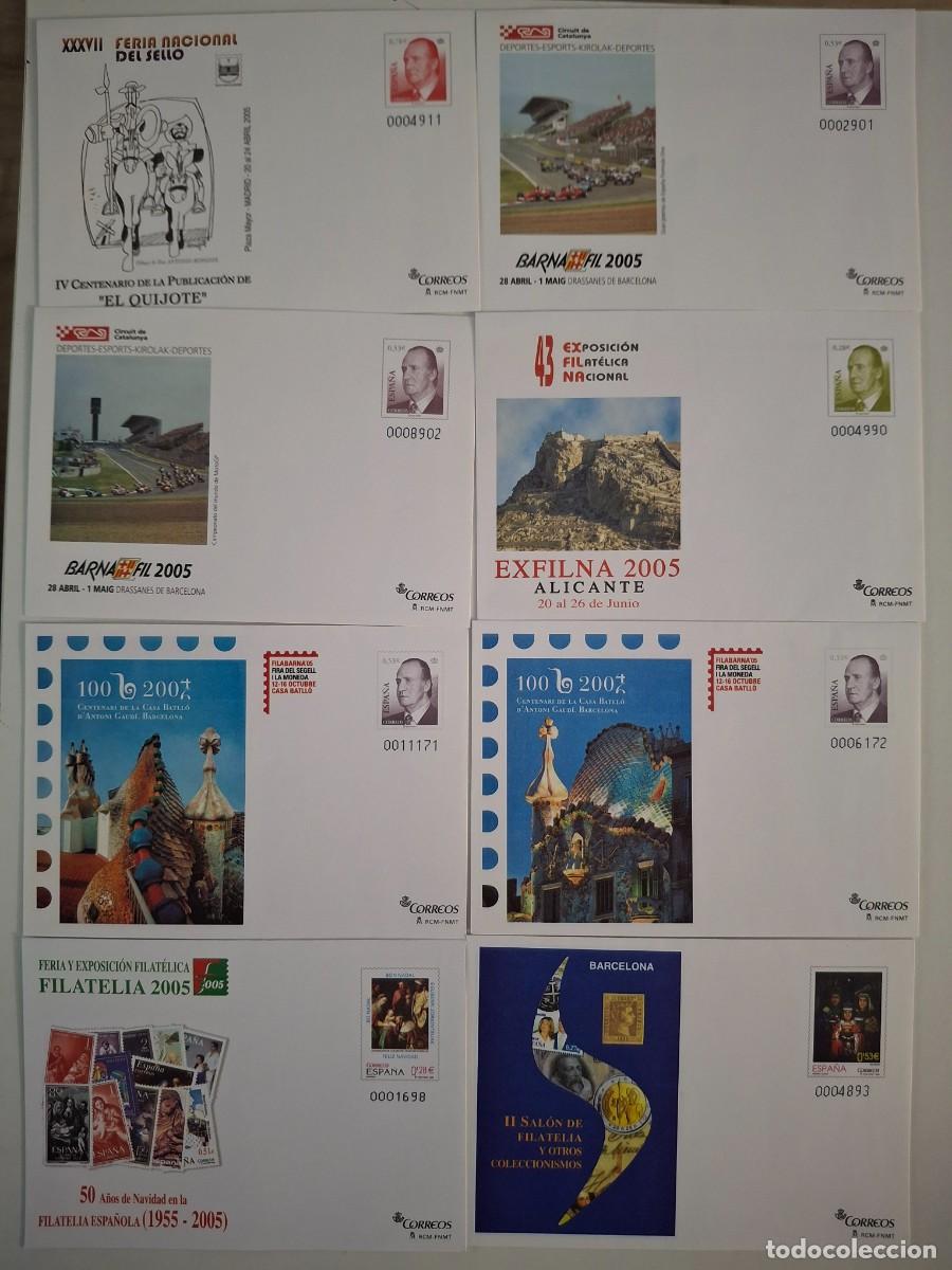 Selos: HB1767 Sobres ENTERO POSTAL a&ntilde;o 2005 completo EDIFIL 97/104 v.c. 80 &euro;