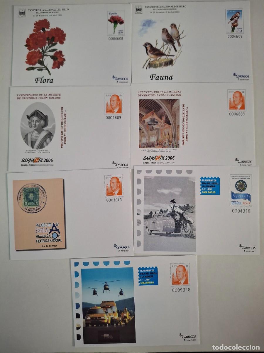 Briefmarken: HB1768 Sobres ENTERO POSTAL a&ntilde;o 2006 completo EDIFIL 105/111 v.c. 70 &euro;