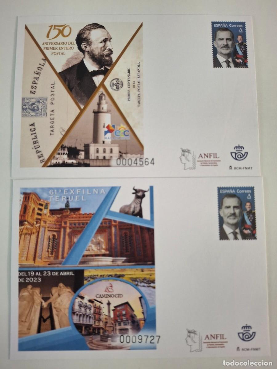 Selos: HB1782 Sobres ENTERO POSTAL a&ntilde;o 2023 completo EDIFIL 158/159 v.c. 24 &euro;