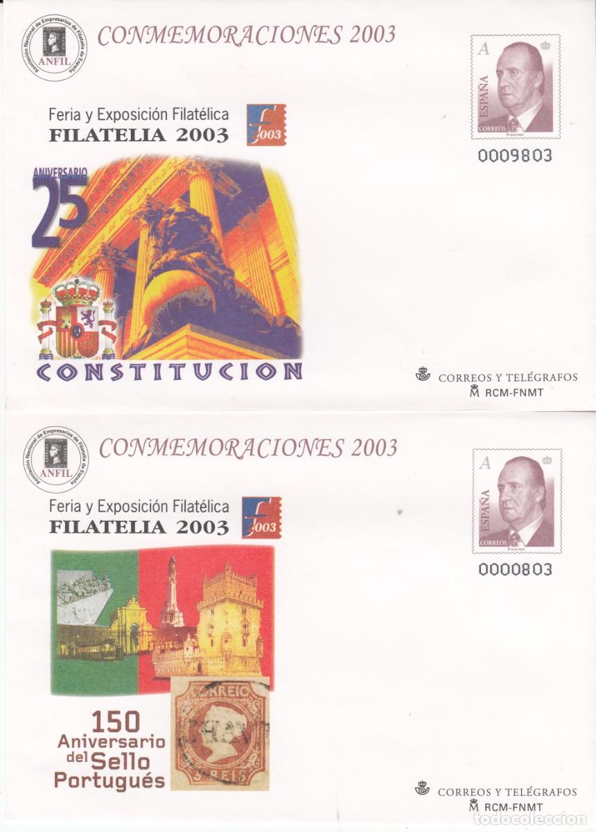 Sellos: SOBRE ENTERO POSTAL FILATELIA 2003 MADRID - NUM . 89