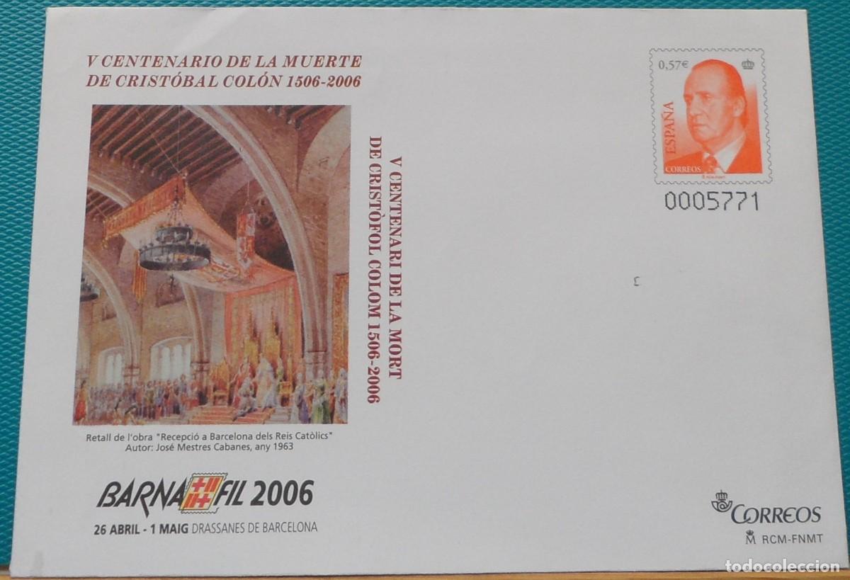 Sellos: 2006-ESPA&Ntilde;A-SOBRES ENTERO POSTALES-VER FOTO-N&ordm;108-BARNAFIL 2006