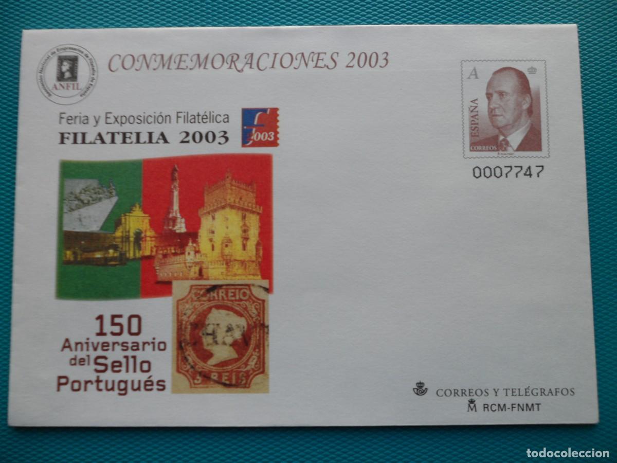 Sellos: 2003-ESPA&Ntilde;A-SOBRES ENTERO POSTALES-VER FOTO-N&ordm;89-(2 SOBRES DIFERENTES)CONMEMORACIONES 2003