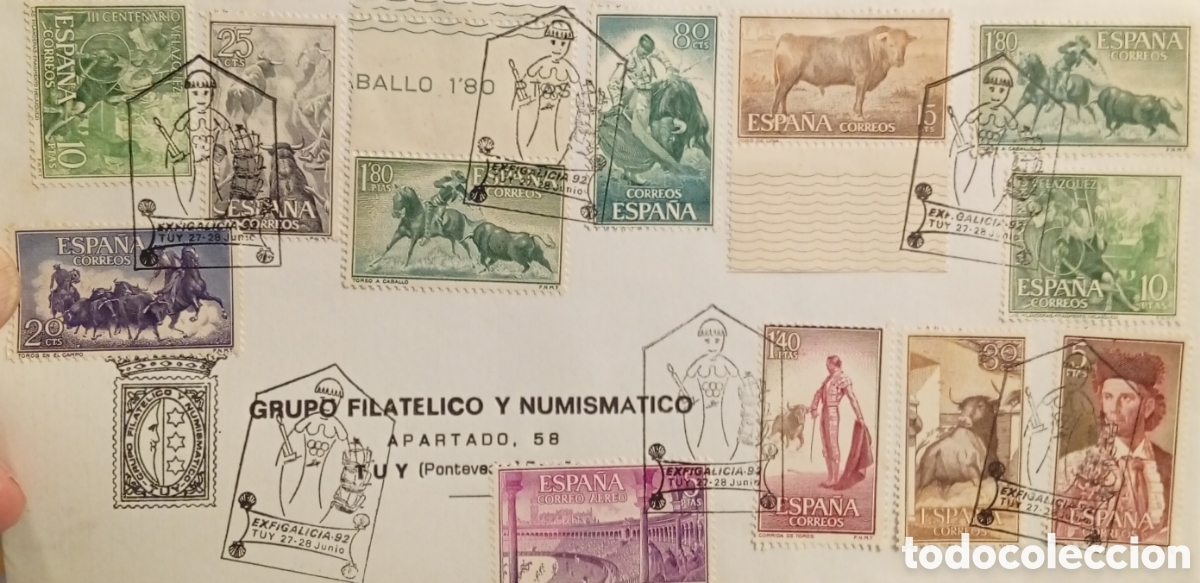 Sellos: Tuy Exfigalicia 1992 sobre del primer d&iacute;a circulacion