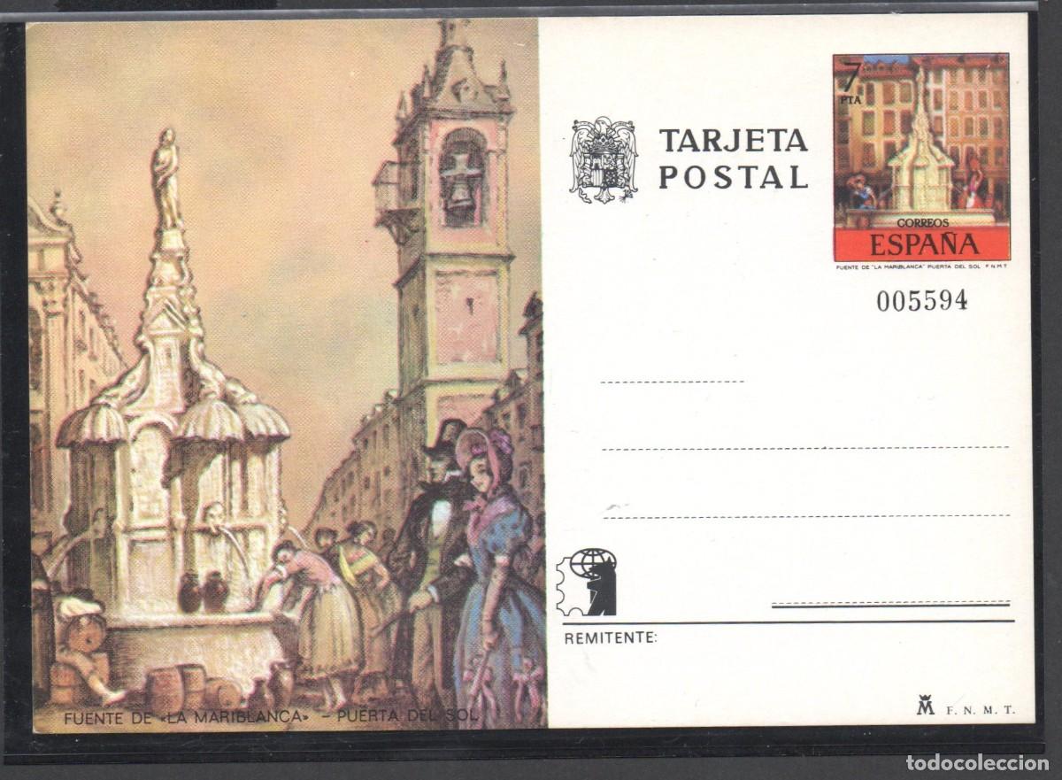 Sellos: ENTERO POSTAL 110** FUENTE DE LA MARIBLANCA