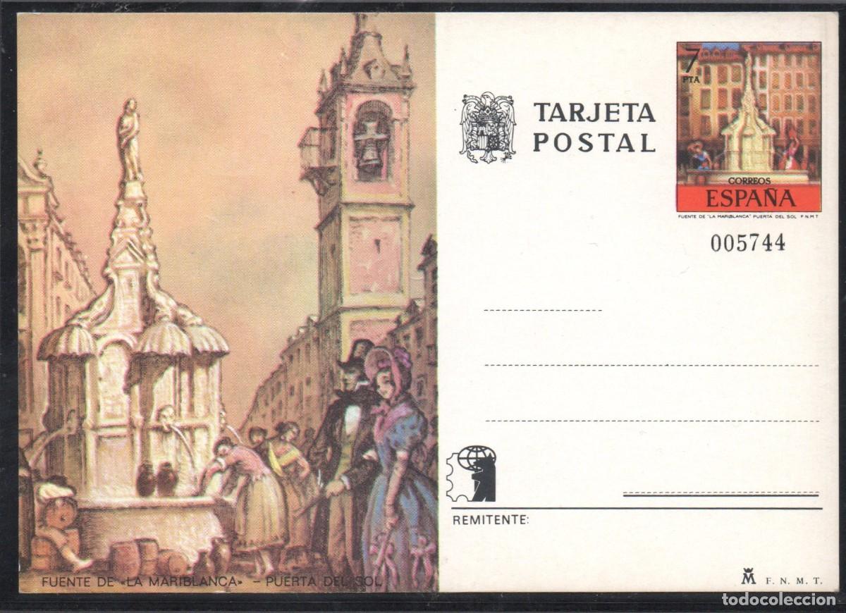 Sellos: ENTERO POSTAL 110** FUENTE DE LA MARIBLANCA