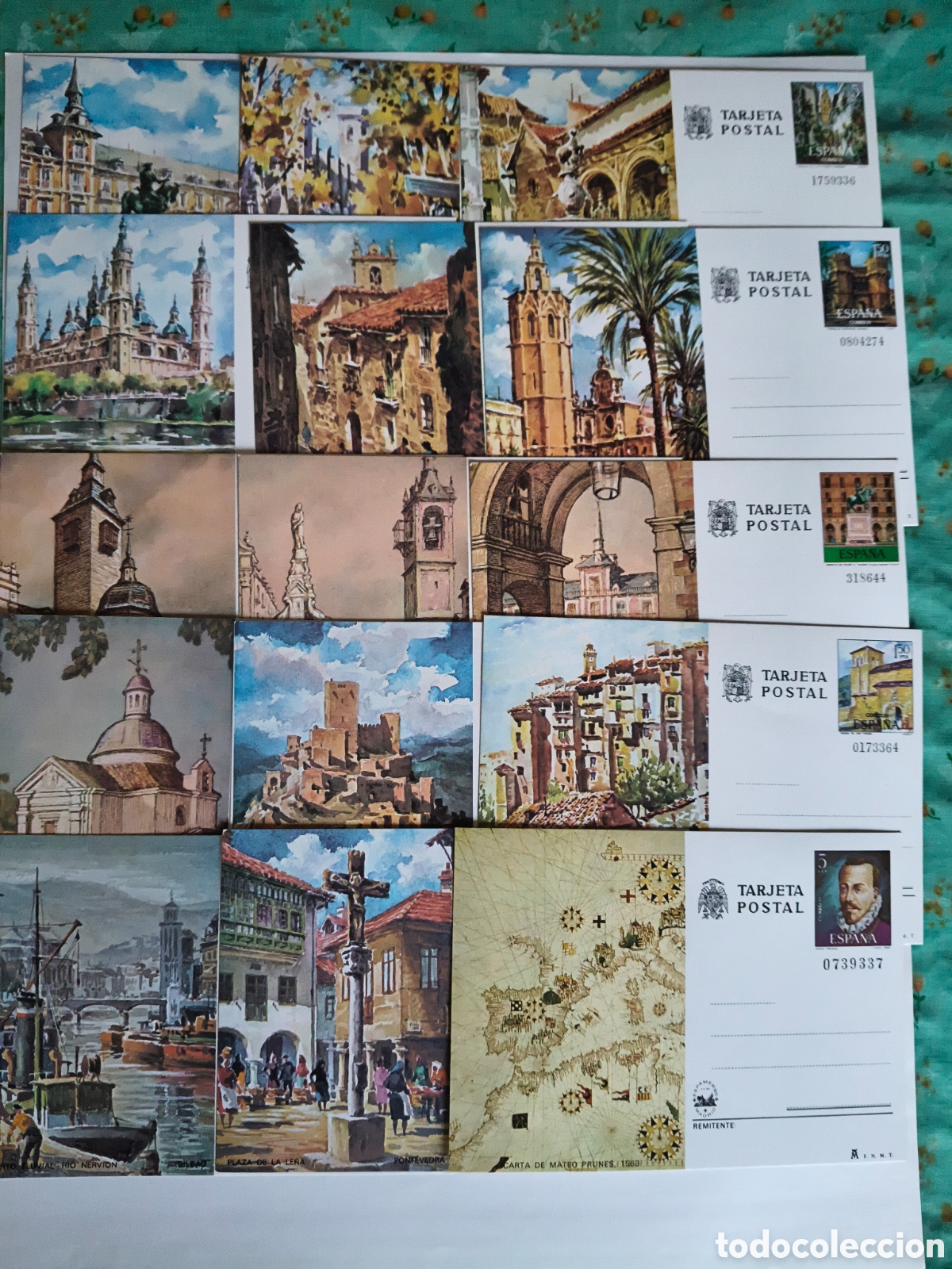 Sellos: Sellos Espa&ntilde;a - 47 tarjetas entero postales si sellar.ver descripci&oacute;n