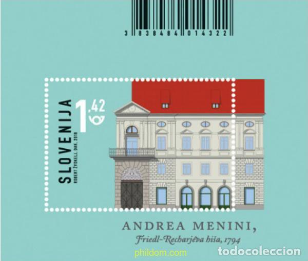 Sellos: 588302 MNH ESLOVENIA 2018 EDIFICIO FRIEDL-RECHAR - Foto 1