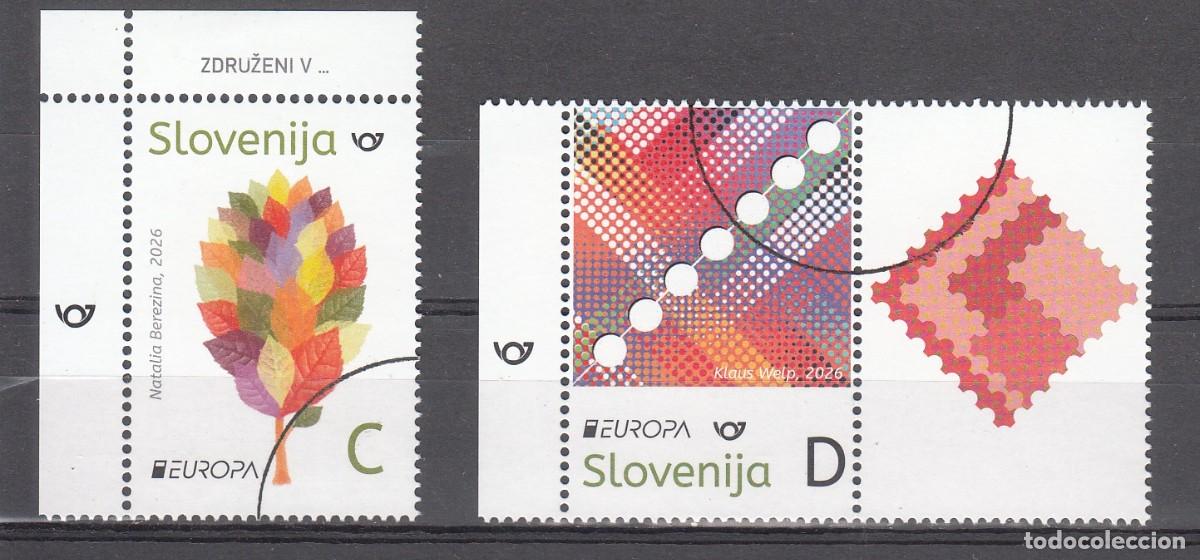 Sellos: ESLOVENIA 2026 - TEMA EUROPA - MUESTRA - SPECIMEN