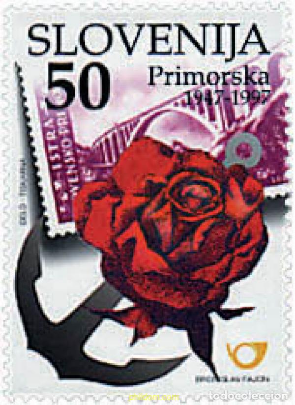 Sellos: 95800 MNH ESLOVENIA 1997 50 ANIVERSARIO DEL TRATADO DE PAZ ITALO-YUGOSLAVO