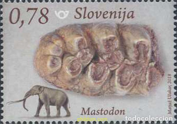 Selos: 593118 MNH ESLOVENIA 2018 FOSIL - MASTODONTE