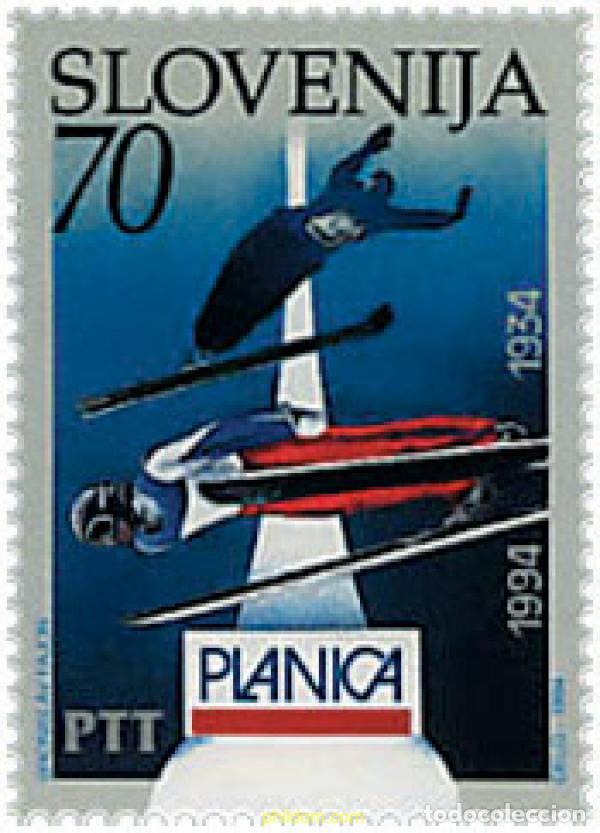 Selos: 70650 MNH ESLOVENIA 1994 60 ANIVERSARIO DE LOS CAMPEONATOS DEL MUNDO DE ESQ
